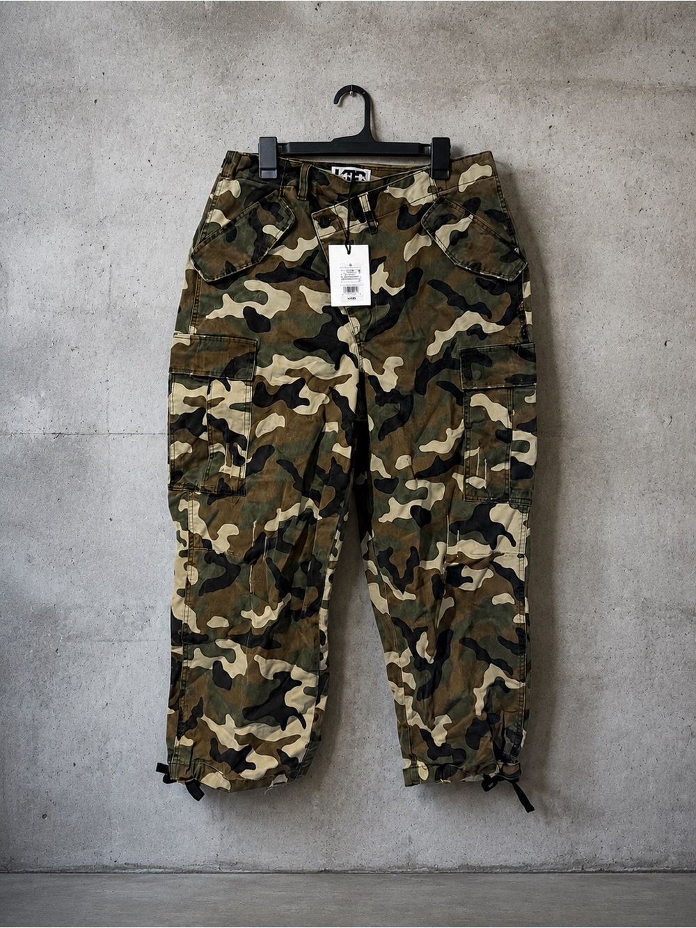 NWT KBB by Kahlana Asymmetrical Camo Cargo Jogger Pants